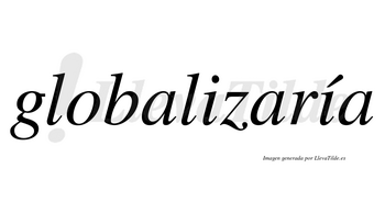 Globalizaría  lleva tilde con vocal tónica en la segunda «i»