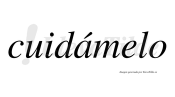 Cuidámelo  lleva tilde con vocal tónica en la «a»