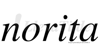 Norita  no lleva tilde con vocal tónica en la «i»