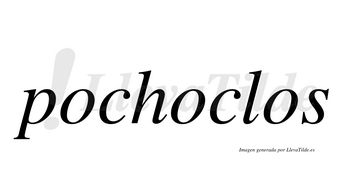 Pochoclos  no lleva tilde con vocal tónica en la segunda «o»