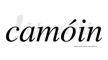 Camóin  lleva tilde con vocal tónica en la «o»