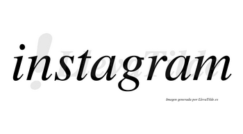 Instagram no lleva tilde con vocal tónica en la segunda «a»