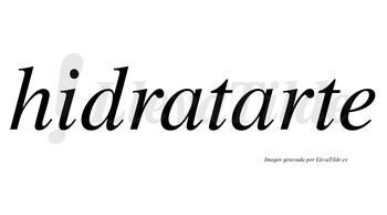 Hidratarte  no lleva tilde con vocal tónica en la segunda «a»