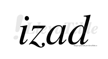 Izad  no lleva tilde con vocal tónica en la «a»