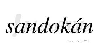 Sandokán  lleva tilde con vocal tónica en la segunda «a»
