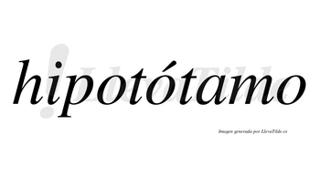 Hipotótamo  lleva tilde con vocal tónica en la segunda «o»