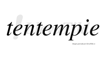 Tentempie no lleva tilde con vocal tónica en la segunda «e»