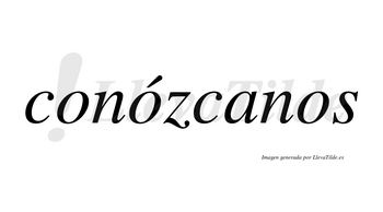 Conózcanos  lleva tilde con vocal tónica en la segunda «o»