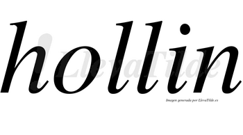 Hollin  no lleva tilde con vocal tónica en la «o»