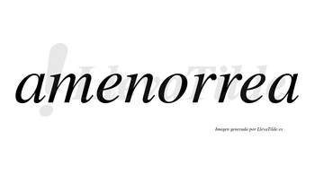 Amenorrea  no lleva tilde con vocal tónica en la segunda «e»