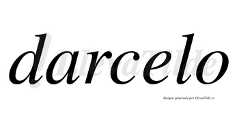 Darcelo no lleva tilde con vocal tónica en la «e»