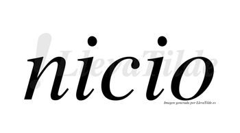 Nicio  no lleva tilde con vocal tónica en la primera «i»