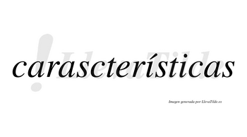 Carascterísticas  lleva tilde con vocal tónica en la primera «i»