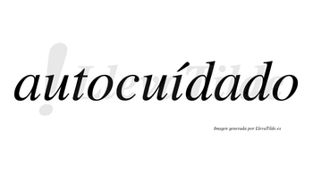 Autocuídado lleva tilde con vocal tónica en la «i»