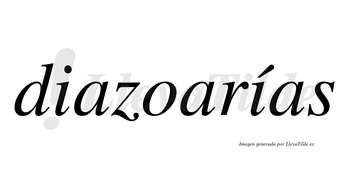 Diazoarías  lleva tilde con vocal tónica en la segunda «i»