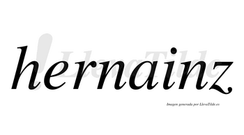 Hernainz  no lleva tilde con vocal tónica en la «a»