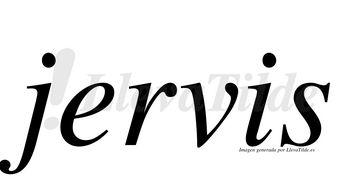 Jervis  no lleva tilde con vocal tónica en la «e»