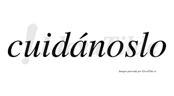 Cuidánoslo lleva tilde con vocal tónica en la «a»