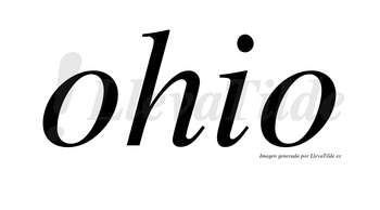 Ohio no lleva tilde con vocal tónica en la primera «o»