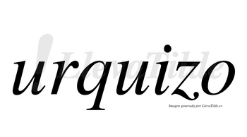 Urquizo  no lleva tilde con vocal tónica en la segunda «u»