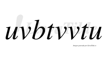 Uvbtvvtu  no lleva tilde con vocal tónica en la segunda «u»