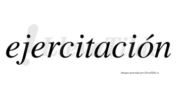 Ejercitación  lleva tilde con vocal tónica en la «o»