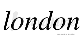 London no lleva tilde con vocal tónica en la primera «o»