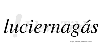 Luciernagás lleva tilde con vocal tónica en la segunda «a»