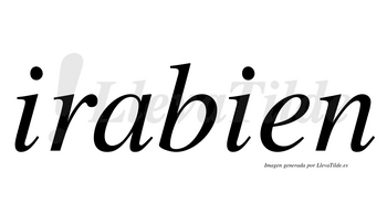 Irabien  no lleva tilde con vocal tónica en la «a»