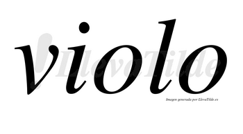 Violo no lleva tilde con vocal tónica en la primera «o»