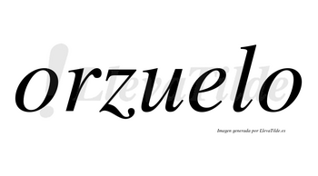 Orzuelo  no lleva tilde con vocal tónica en la «e»