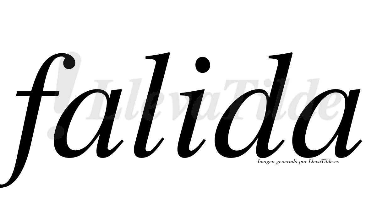 Falida ¿Lleva tilde falida? | LlevaTilde.es
