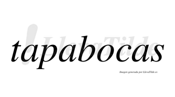 Tapabocas  no lleva tilde con vocal tónica en la «o»