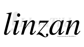 Linzan  no lleva tilde con vocal tónica en la «i»