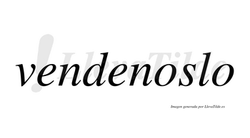 Vendenoslo no lleva tilde con vocal tónica en la primera «o»
