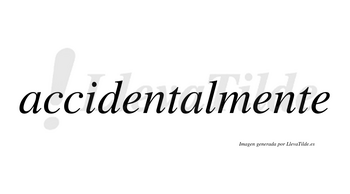 Accidentalmente no lleva tilde con vocal tónica en la segunda «e»