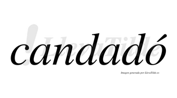 Candadó lleva tilde con vocal tónica en la «o»