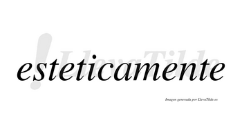 Esteticamente no lleva tilde con vocal tónica en la tercera «e»