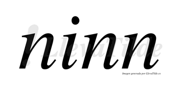 Ninn  no lleva tilde con vocal tónica en la «i»