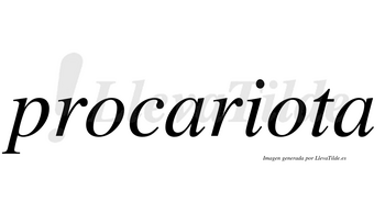 Procariota  no lleva tilde con vocal tónica en la segunda «o»