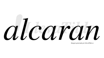Alcaran no lleva tilde con vocal tónica en la segunda «a»
