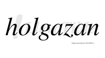 Holgazan  no lleva tilde con vocal tónica en la primera «a»