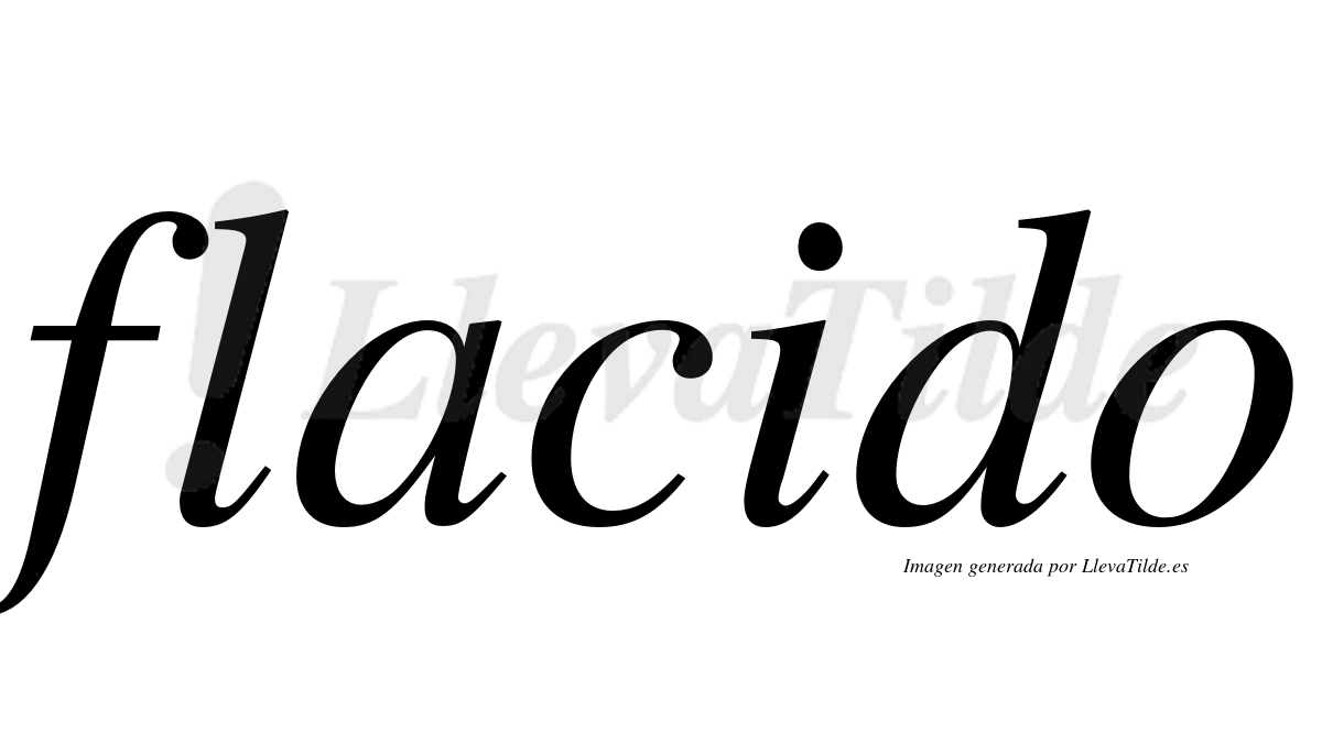¿Lleva tilde flacido? | LlevaTilde.es