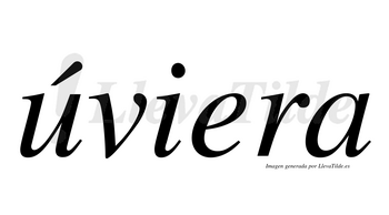 Úviera  lleva tilde con vocal tónica en la «u»
