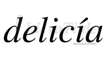 Delicía lleva tilde con vocal tónica en la segunda «i»