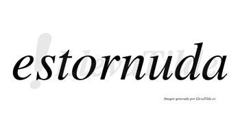 Estornuda no lleva tilde con vocal tónica en la «u»