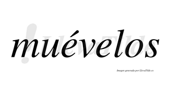 Muévelos lleva tilde con vocal tónica en la primera «e»