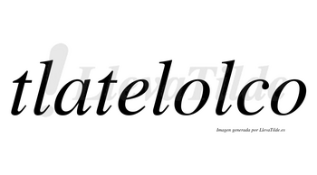 Tlatelolco no lleva tilde con vocal tónica en la primera «o»