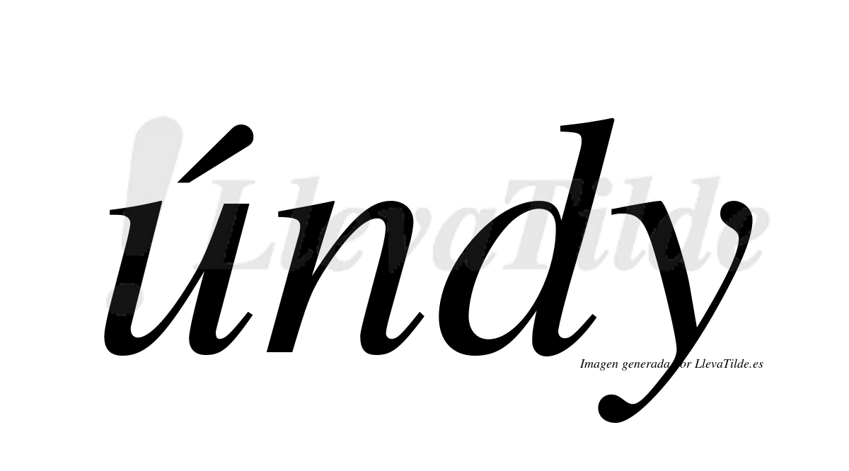 ¿Lleva tilde úndy? | LlevaTilde.es