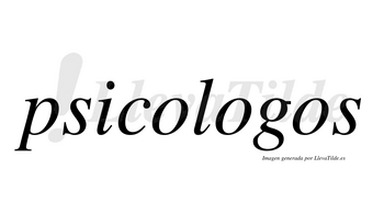 Psicologos no lleva tilde con vocal tónica en la segunda «o»